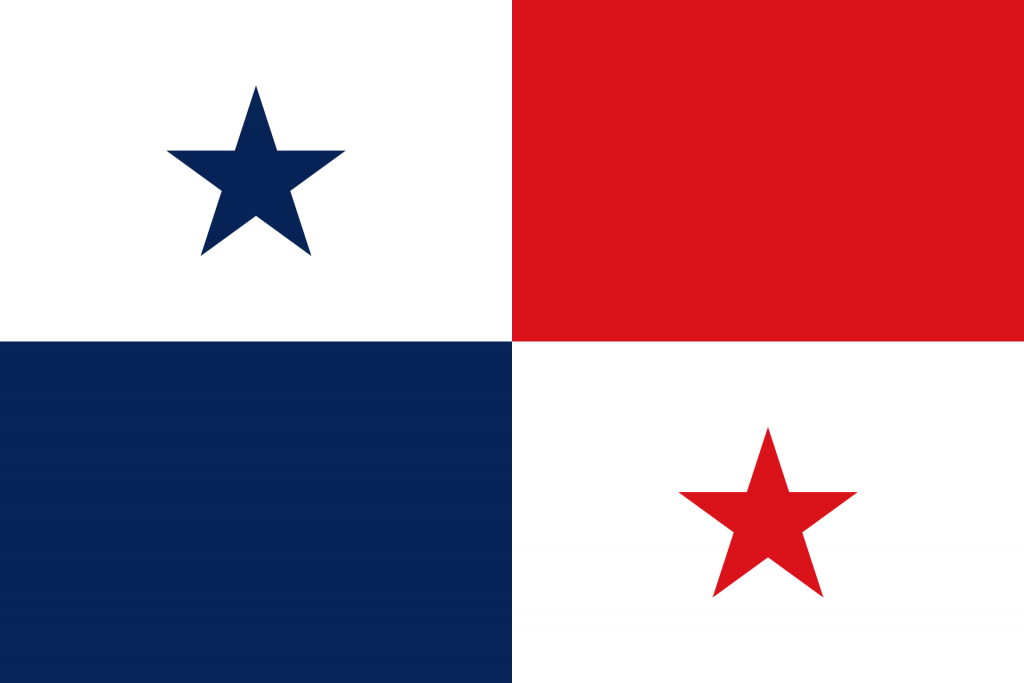 Von Zscout370 et al. - Government of Panama.Based on File:Flag of Panama (construction sheet).svg which is in turn based off the description and diagram in Panama Official GazetteSee also:[1], Gemeinfrei, https://commons.wikimedia.org/w/index.php?curid=433132
